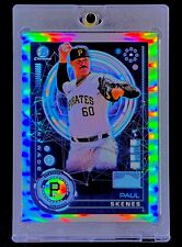 PAUL SKENES ROOKIE REFRACTOR 2024 BOWMAN CHROME SP Insert Topps RC - PIRATES picture
