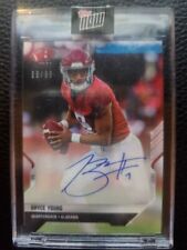 2021 TOPPS NOW BOWMAN NEXT FOOTBALL #3A BRYCE YOUNG - AUTOGRAPH # 98/99 picture