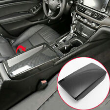 Carbon Fiber Center Console Armrest Box Panel Cover For Honda Accord 2018-2020 picture