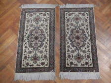 2' x 4' Ivory Pair Traditional Tabreez Rug #PIX-23028 picture