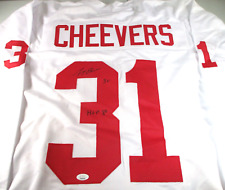 Gerry Cheevers / Autographed Team Canada White Custom Hockey Jersey / JSA picture