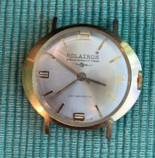 Vintage Gold Rolatron Antimagnetic Electronically Timed Men's Watch Working picture