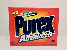 Vintage Box Purex Advanced Double Action Laundry Detergent Powder NOS 90s 1999 picture
