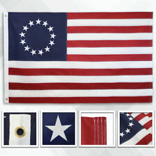 Embroidered Betsy Ross Flag 3x5ft Historical American Flag 13 Star US Flag picture