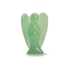 Green Aventurine Hand Carved Angel Size 2'' 4'' picture
