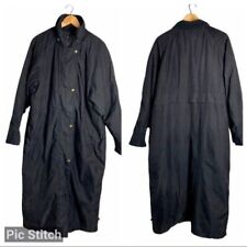 Woolrich Insulated Winter Trench Long Warm Coat Jacket Black Large picture