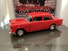 1:18 ERTL 1955 CHEVROLET STREET MACHINE RED ON BLACK MA# 1708 picture