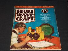 1932 JANUARY SHORT WAVE CRAFT MAGAZINE NICE COVERS & INSIDE CONTENT - E 2343 picture