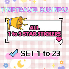 Monoply Go New Album All 1 to 3 Star Stickers SET 1 to 23 Cheap and Fast picture