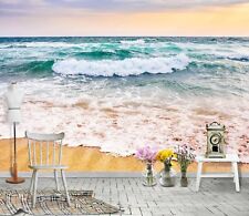 3D Beautiful Beach 4992 Wall Paper Wall Print Decal Deco Wall Mural CA Romy picture