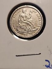 1877 cc seated liberty dime picture