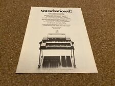 FRAMED ADVERT 11X8 FARFISA VIP 233 PORTABLE ELECTRIC ORGAN picture