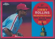 2008 Topps Chrome Topps All-Rookie Team Refractor /25 Red Jimmy Rollins ARC9 picture
