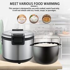 Commercial 19L 20qt Stainless Steel Electric Rice Warmer Soup Porridge Warmer picture