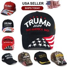 Trump 2024 MAGA Hat Save America Again Embroidered Cap Donald Trump Cap Unisex picture