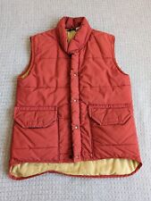 Vintage Columbia Sportswear Co. Vest Adult Medium Red Puffer Pockets 60's 70's picture