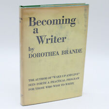 Dorothea Brande BECOMING A WRITER 1934 w/DJ classic writing guide RARE IN DJ picture