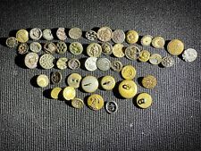 METAL ANTIQUE BUTTONS/ALL METAL PRE-WW2 picture