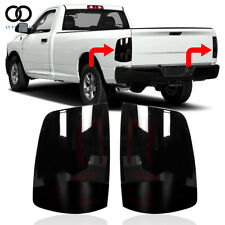 For 09-18 Dodge Ram 1500/10-18 Ram 2500 3500 LED Black Tail Lights Lamps Pair picture