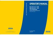New Holland Speedrower 200, 260 Tier 4B Windrower Operators Manual PDF/USB picture