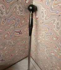 WORKING stainless steel walking stick Vintage Solid Brass Walking Stick Cane picture
