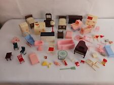Vintage Lot of Plastic Renwal Japan Plasco Others Doll House Furniture picture
