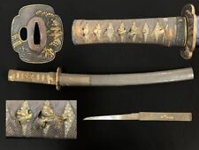 Japan Antique Japanese Sword KATANA  Accessory 19th Century Edo Period Samurai. picture