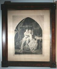 LISTED ANTIQUE FRENCH HENRI-FREDERIC SCHOPIN LARGE ORIG ENGRAVING MUSEUM FRAME   picture