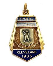 1935 John A Heydler Cleveland Baseball Championship Presentation Charm picture
