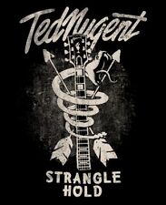 Vintage Ted Nugent - Stranglehold Cotton Black Full Size Unisex T Shirt J518 picture