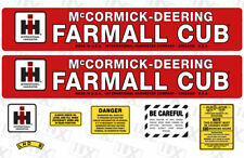 1949 Farmall Cub Tractor Replacement Decal Kit picture