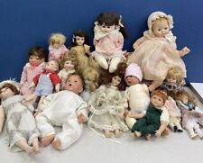 VTG 15 Porcelain Plastic Toddler Realistic Baby Dolls My Twin Alexander Figures picture