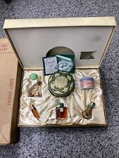 Vintage Coty Emeraude Beauty Ensemble Boxed Set In Original Shipping Box picture