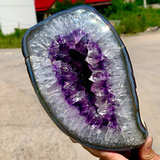 6LB Natural Amethyst geode quartz cluster crystal specimen Healing picture