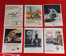 Vintage Gas And Oil Ads Lot Of (6) 1955-1964 picture