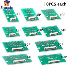 10pcs FPC/FFC Flat Flexible Cable Adapter Board 0.5mm 1mm Pitch Connector 6-40P picture