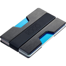 Roco Minimalist Aluminum Slim Wallet RFID Blocking Money Clip-Futuristic Design picture