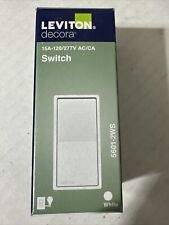 Leviton Decora 5601-2WS Rocker Switch in WHITE (15A 120/277V AC) picture