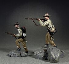 BRITAINS CIVIL WAR CONFEDERATE 31483 TWO CONFEDERATE INFANTRY SCRAMBLING UP picture