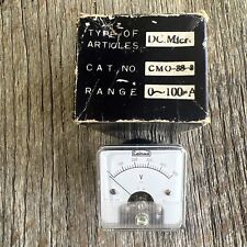 Vintage Calrad Panel Meter Made In Japan picture