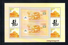 China 2024-1 4v  Special New Year Greeting Dragon stamp S/S  Banknote picture