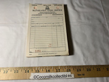 Vintage 1950's Cities Service Station Receipts MacFarland's Scottsville NY Gas  picture