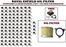 FITS ROYAL ENFIELD HIMALAYAN OIL FILTER / GASKET & CRUSH WASHERS 100PC picture