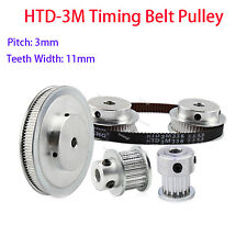 HTD-3M 12T-150T Timing Belt Pulley Pitch 8mm With Step Drive Pulley Width 11mm picture