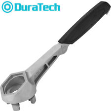 DURATECH Drum Wrench 3-in-1 Bung Wrench Barrel Opener Tool Fits 2