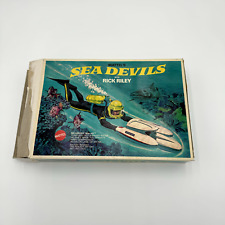 New Vintage 1969 Mattel Sea Devils Rick Riley Matt Mason Open Box New picture