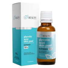 GLYCOLIC ACID BUFFERED Skin Face Chemical Peel - 35% 50% 70% Acne Wrinkles Pores picture