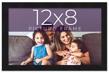 12x8 Frame Black Real Wood Picture Frame Width 0.75 inches | Interior Frame Dept picture