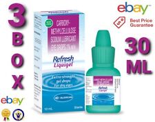REFRESH LIQUIGEL Exp.2026 OFFICIAL 3 Pack 30 ml  Lubricant Eye Gel FRESH USA  picture