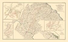 Civil War - Route Battle Scout Sketches  - Hotchkiss 1895 - 23.00 x 36.66 picture
